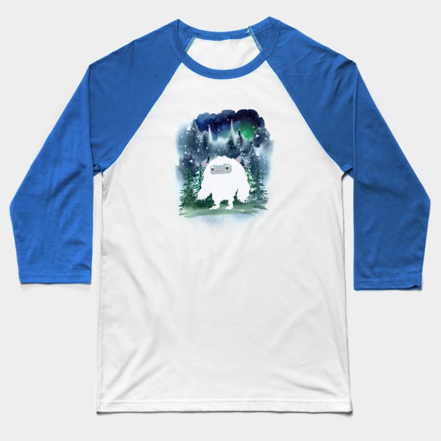 I'm A Cute Yeti Baseball T-Shirt by AlmostMaybeNever